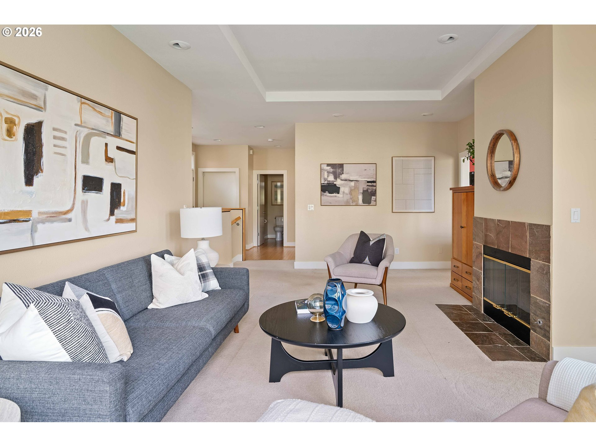 Living Room-View From