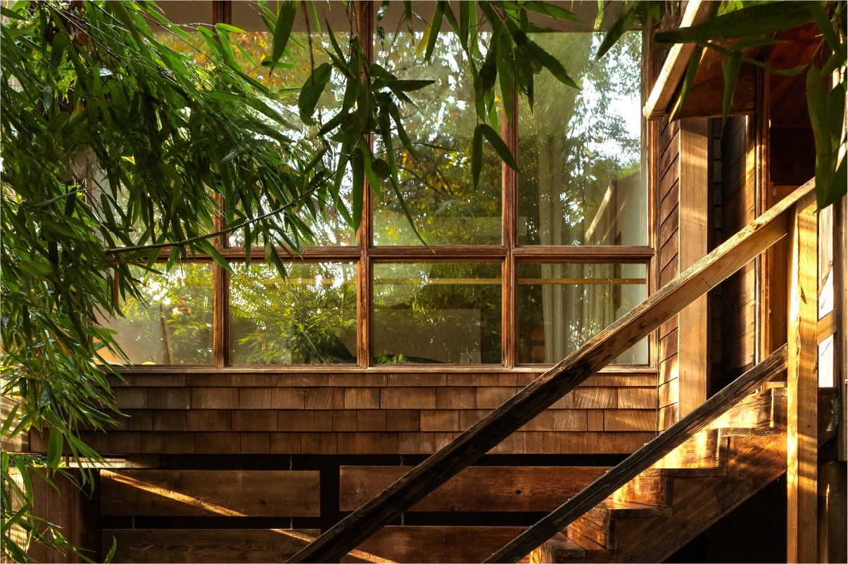 Alfred Edelman’s mid-century modern cedar sanctuary